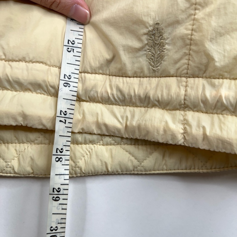 Free People Movement Butter Yellow Cream Vest Hooded Insulated Oversized Large - Picture 11 of 11